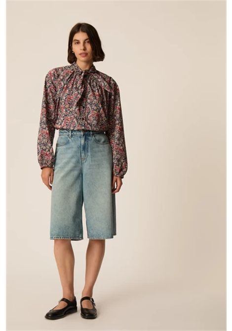 Des Petits Hauts Women's Rainbow Taya Liberty Floral Print Cotton Blouse Des Petits Hauts |  | 1H260442IM331